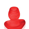 Oxballs Glowhole 1 Hollow Buttplug w/LED Insert Small - Red Morph