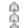 Oxballs Cocksheath Adjustfit Inserts - Pack of 3 Clear