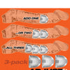 Oxballs Cocksheath Adjustfit Inserts - Pack of 3 Clear