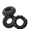 Oxballs Bonemaker 3 Pack Cockring Kit - Black
