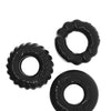Oxballs Bonemaker 3 Pack Cockring Kit - Black