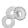 Oxballs Bonemaker 3 Pack Cockring Kit - Clear
