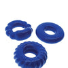 Oxballs Bonemaker 3 Pack Cockring Kit - Pool blue