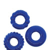 Oxballs Bonemaker 3 Pack Cockring Kit - Pool blue