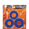 Oxballs Bonemaker 3 Pack Cockring Kit - Pool blue