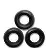 Oxballs Fat Willy 3 Pack Jumbo Cock Rings - Black