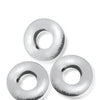 Oxballs Fat Willy 3 Pack Jumbo Cock Rings - Clear