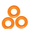Oxballs Fat Willy 3 Pack Jumbo Cock Rings - Orange