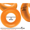 Oxballs Fat Willy 3 Pack Jumbo Cock Rings - Orange