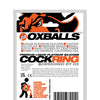 Oxballs Silicone Cock T Cock Ring - Black