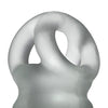 Oxballs Tri Squeeze Cocksling & Ballstretcher - Clear Ice