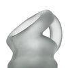 Oxballs Tri Squeeze Cocksling & Ballstretcher - Clear Ice