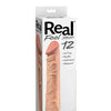 Real Feel No. 12  Long 10" Vibe Waterproof - Mutli-speed Flesh