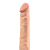 Real Feel No. 12  Long 10" Vibe Waterproof - Mutli-speed Flesh