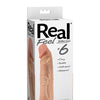 Real Feel No. 6  Long 8" Vibe Waterproof - Mutli-speed Flesh