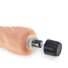 Real Feel No. 6  Long 8" Vibe Waterproof - Mutli-speed Flesh