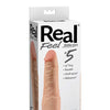 Real Feel No. 5 Long 7.5" Vibe Waterproof - Mutli-speed Flesh