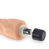 Real Feel No. 4  Long 6" Vibe Waterproof - Mutli-speed Flesh