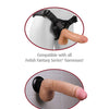Real Feel Deluxe No. 5  8" Waterproof Vibe - Multi Speed
