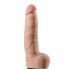 Real Feel Deluxe No. 6  8.5" Vibe Waterproof - Flesh