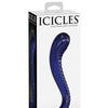 Icicles No. 70 Hand Blown Glass G-Spot Dildo - Purple