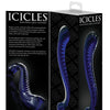 Icicles No. 70 Hand Blown Glass G-Spot Dildo - Purple