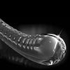 Icicles No. 88 Hand Blown Glass G-Spot Massager w/Suction Cup -  Clear