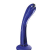 Icicles No. 89 Hand Blown Glass G-Spot Massager w/Suction Cup -  Blue