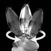 Icicles No. 91 Hand Blown Glass Butt Plug w/Suction Cup - Clear