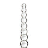 Icicles No. 2 Hand Blown Glass Massager - Clear Rippled