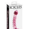 Icicles No. 28 Hand Blown Glass - Clear w/Ridges