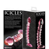 Icicles No. 28 Hand Blown Glass - Clear w/Ridges