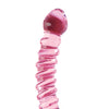 Icicles No. 28 Hand Blown Glass - Clear w/Ridges