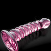 Icicles No. 28 Hand Blown Glass - Clear w/Ridges