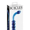 Icicles  No. 31 Hand Blown Glass - Blue G Spot