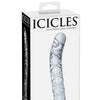 Icicles No. 60 Hand Blown Glass G Spot Dong - Clear