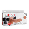 Fetish Fantasy Series 7" Vibrating Hollow Strap On w/Balls