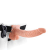 Fetish Fantasy Series 9" Vibrating Hollow Strap On w/Balls - Flesh