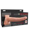 Fetish Fantasy Series 9" Hollow Rechargeable Strap On w/Balls - Flesh