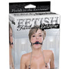 Fetish Fantasy Extreme Deluxe Ball Gag & Nipple Clamps - Black