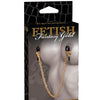 Fetish Fantasy Gold Chain Nipple Clamps - Gold