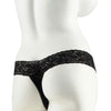 Fetish Fantasy Series Hanky Spank Me Vibrating Panties - Black
