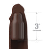 Fantasy X-tensions Elite 9" Sleeve w/3" Plug - Brown