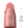 Fantasy X-tensions Elite 9" Sleeve Vibrating 3" Plug w/Remote - Light
