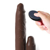 Fantasy X-tensions Elite 9" Sleeve Vibrating 3" Plug w/Remote - Brown