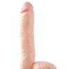 Basix Rubber Works 9" Dong w/Suction Cup - Flesh