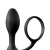 Anal Fantasy Ass-Gasm Cockring Beginners Plug - Black