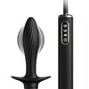 Anal Fantasy Elite Collection Auto Throb Inflatable Vibrating Plug - Black