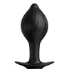 Anal Fantasy Elite Collection Auto Throb Inflatable Vibrating Plug - Black