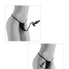 Hookup Panties Remote Bowtie Bikini Black S-L